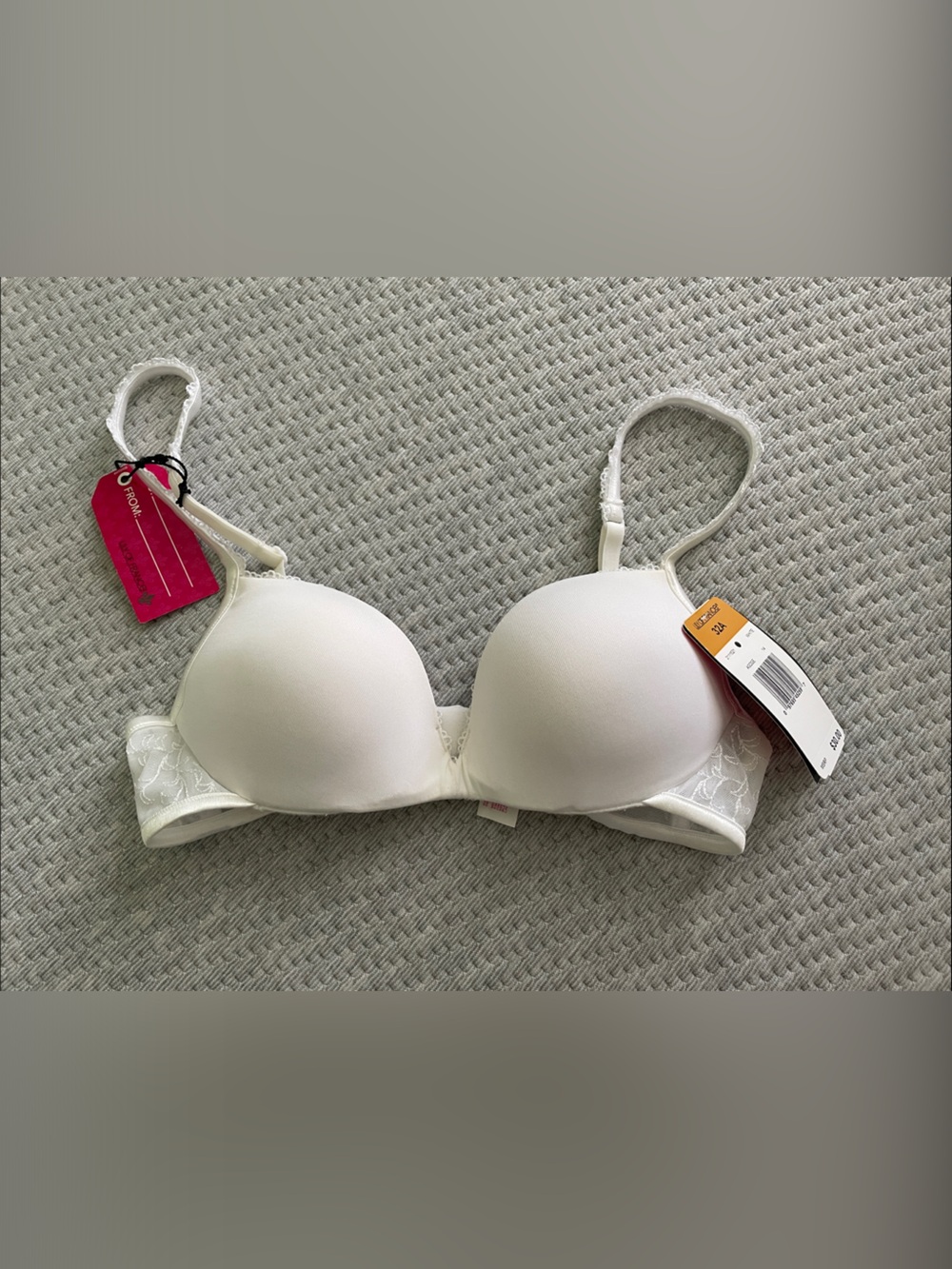Lily of France White Smooth Bra